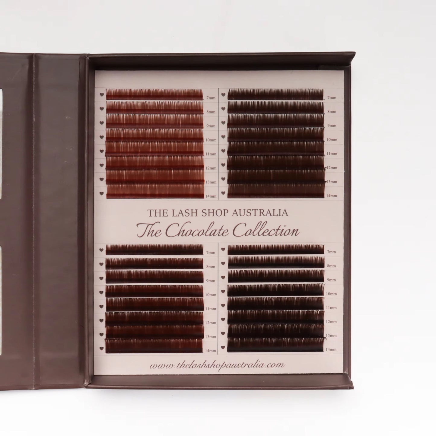 Chocolate Collection - 4 Shades - Easy Fan Lash Extensions