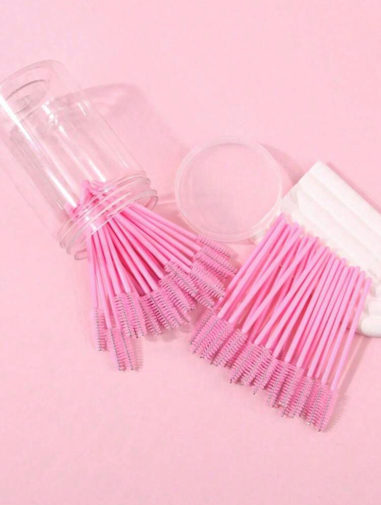 Pink Lash Spoolies (100 Pack)