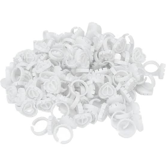 Heart Glue Rings (100 Pack)