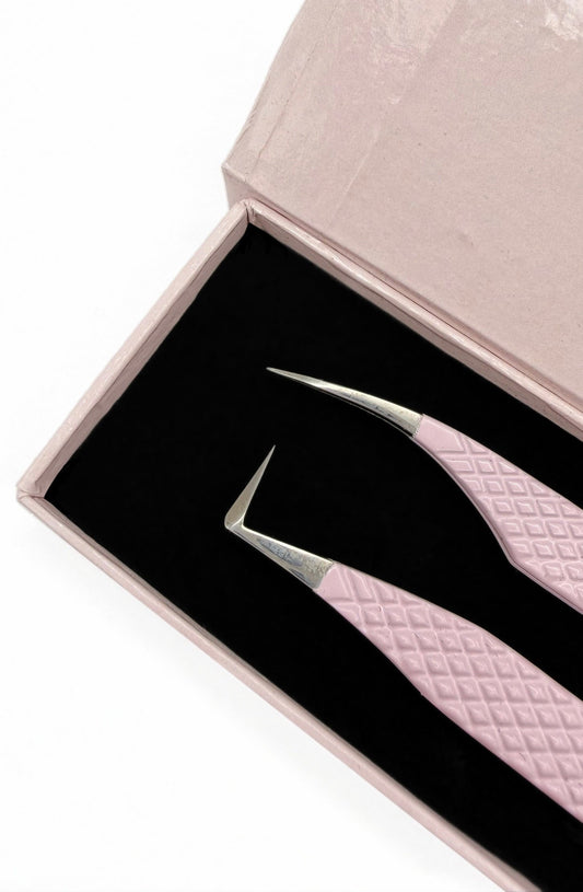 Blush Pink Tweezer Essentials