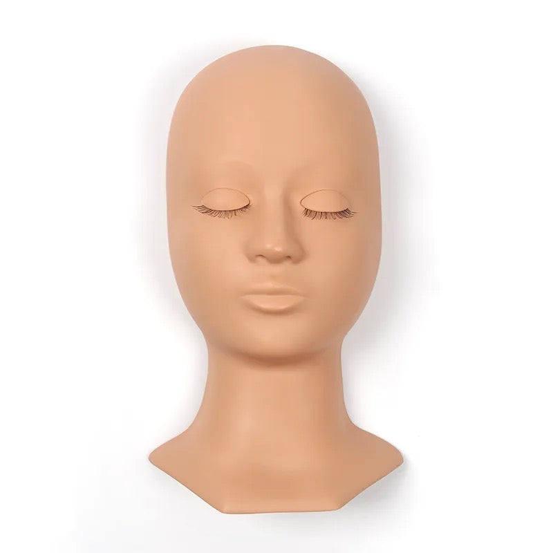 Lash Mannequin Head with Replaceable Eyes