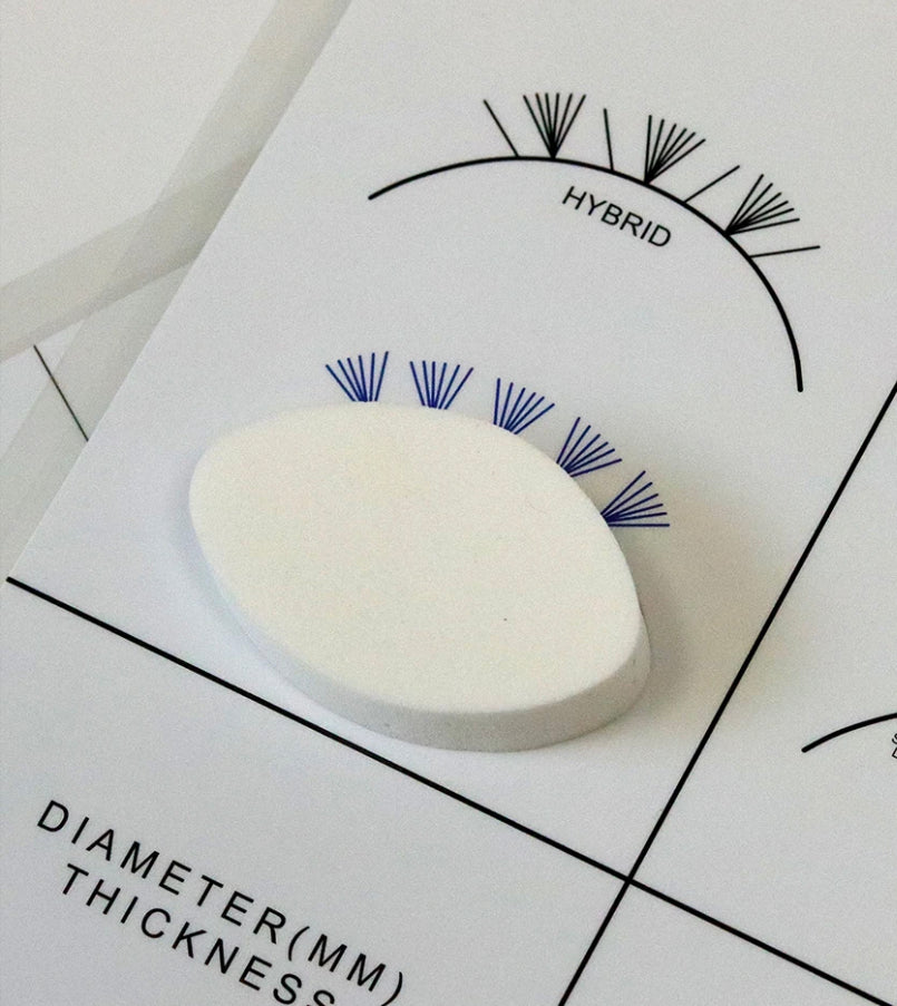 Lash Mapping Practice Sheets & x10 Eye Shaped Sponges