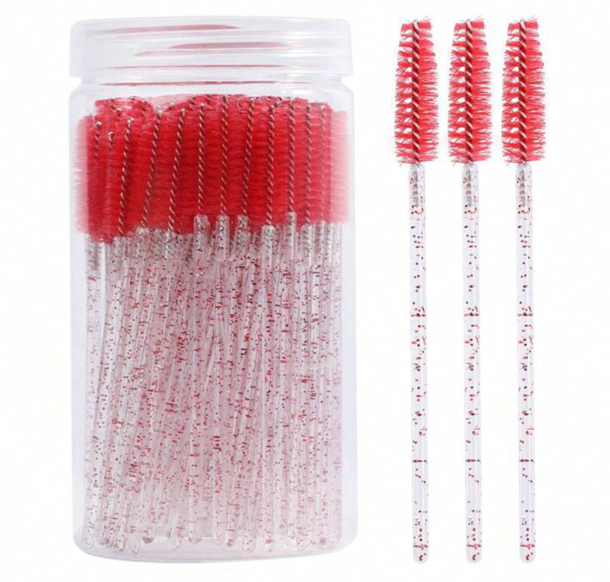 Red Lash Spoolies (100 Pack)