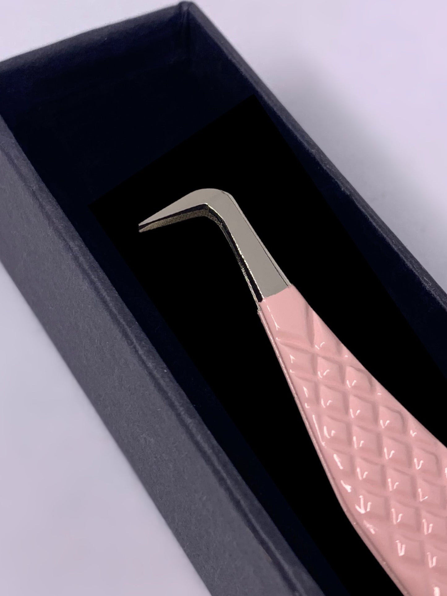 Pink Boot Tip Tweezer - Gold Tip