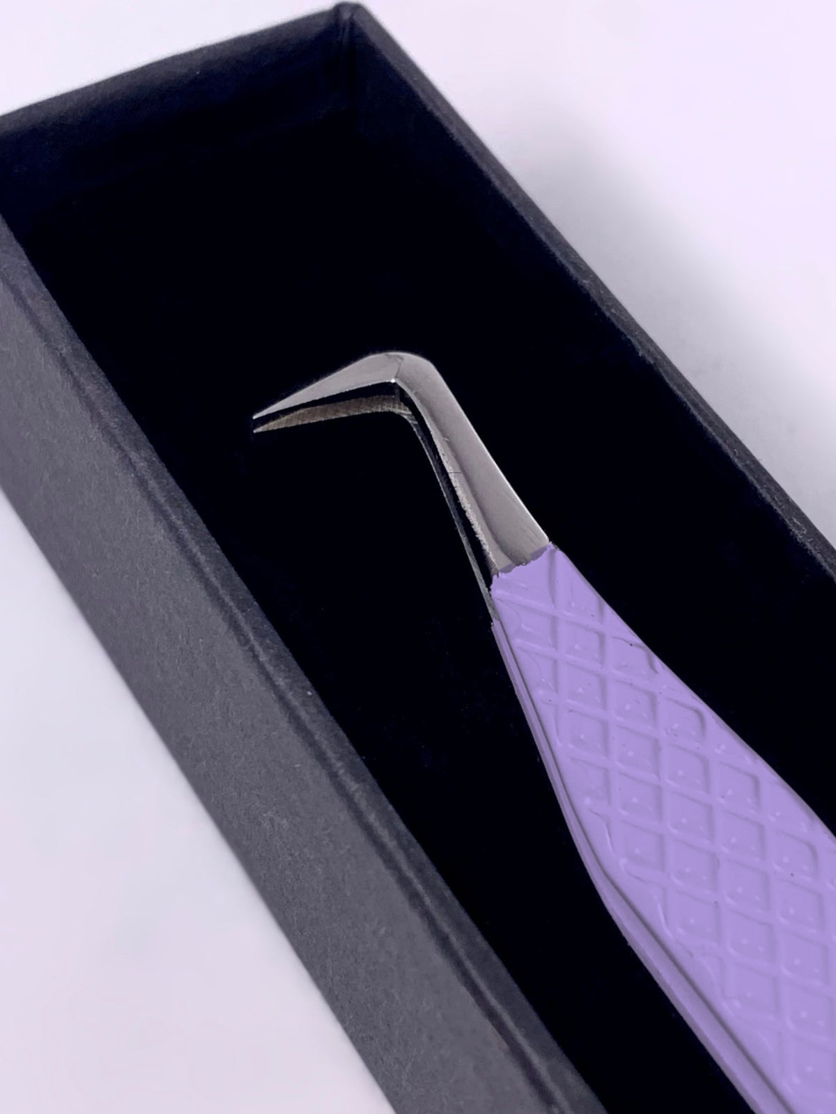 Purple Boot Tip Tweezer - Gold Tip